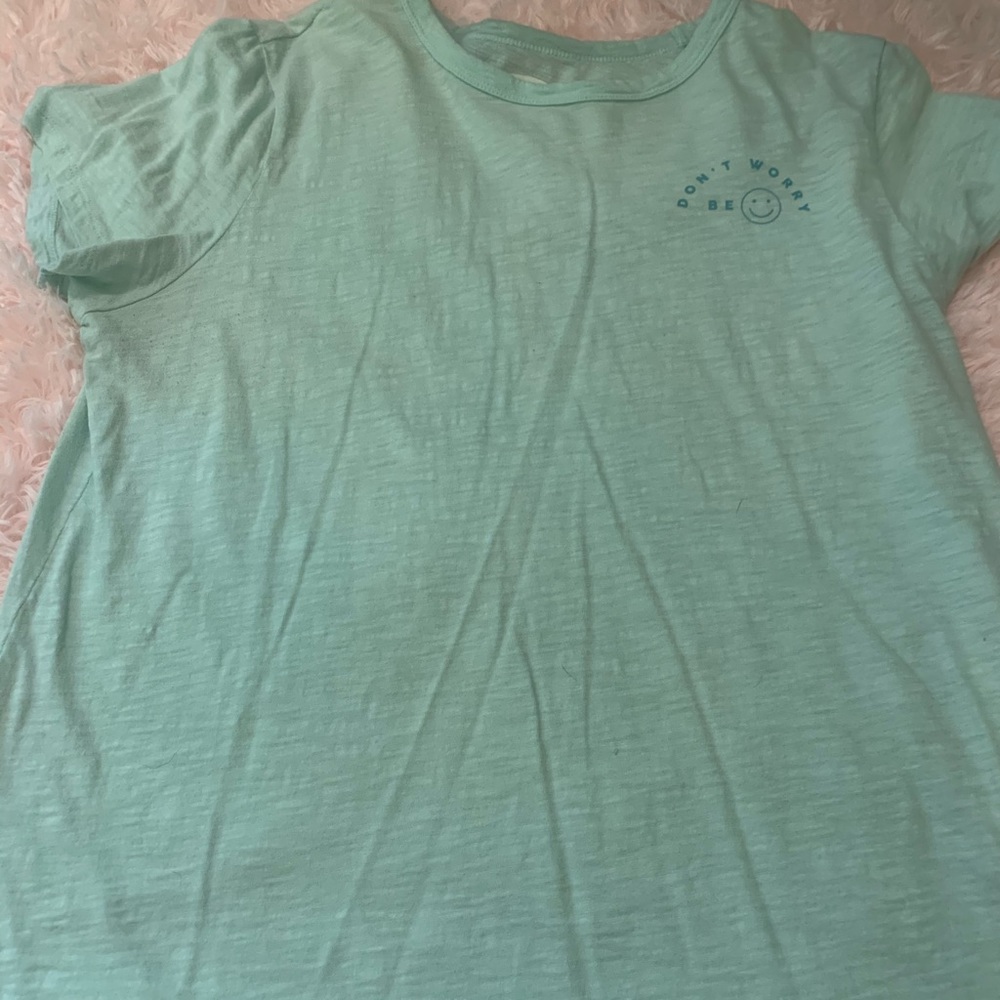 Light blue graphic tee